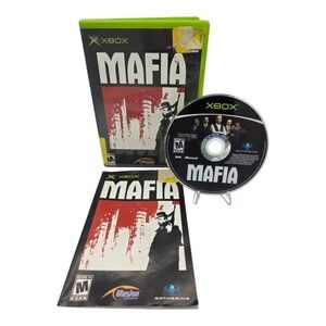 Microsoft‎ Xbox Mafia Video Game Complete with Manual 2004